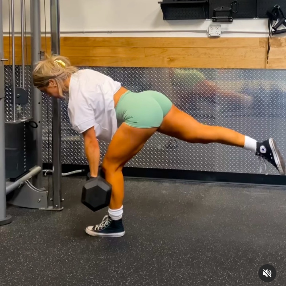 Gymshark KK Fit Green Juice shorts